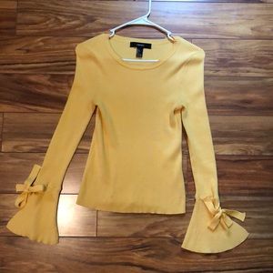 Forever 21 yellow long sleeve shirt